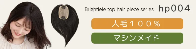地肌ネット 人毛100% トップヘアピース 分け目タイプ hp004