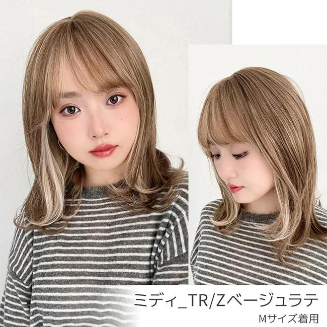 素肌ウィッグ【竹】ボブFP
