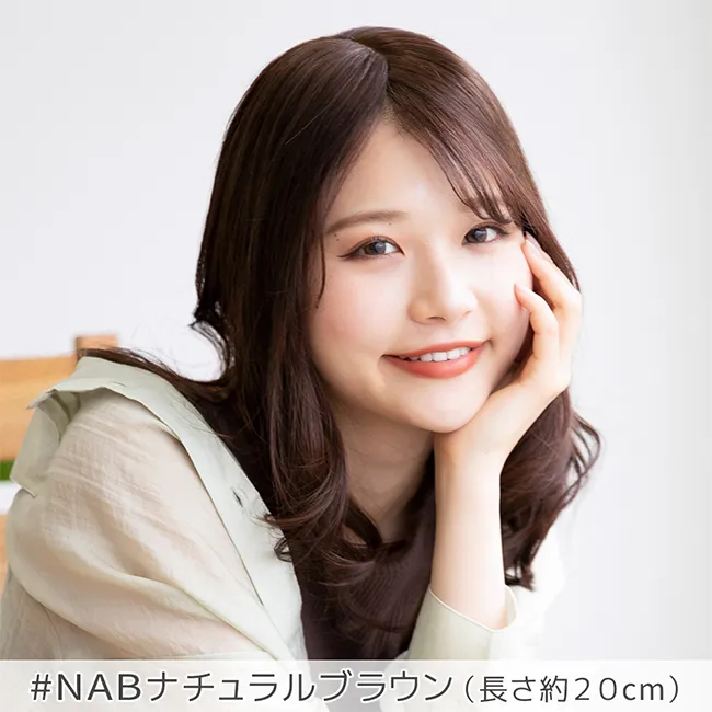 マシンメイド人毛100%トップヘアピース 分け目タイプ hp004 商品詳細9