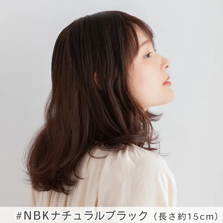 最高級人毛(レミー)100%トップヘアピース分け目タイプ メイン8