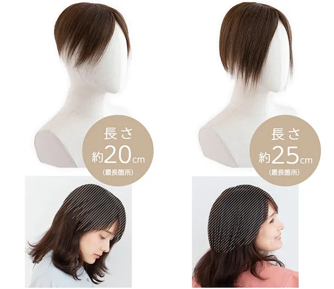 最高級人毛100%トップヘアピース ハイカバータイプ hp104商品詳細2