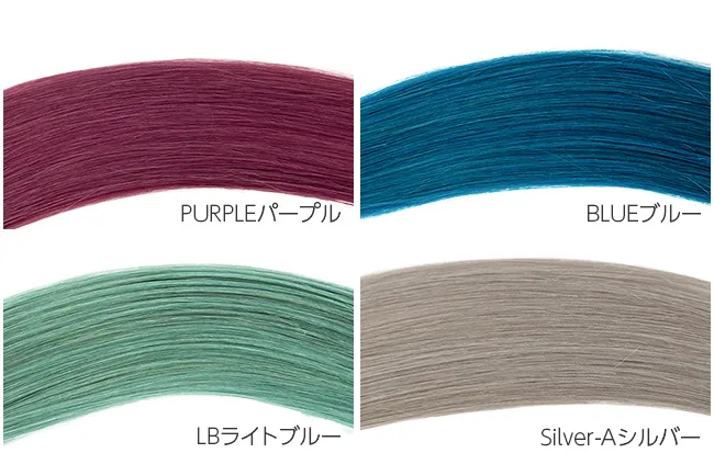 人毛シールエクステ50cm10本分(5シート)  hpex01-50 商品詳細5
