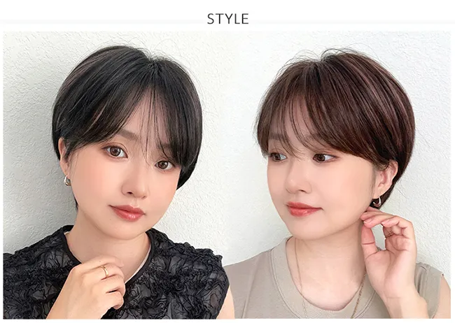 医療用ウィッグ 人毛MIXベルショート p-hf1867 スタイル