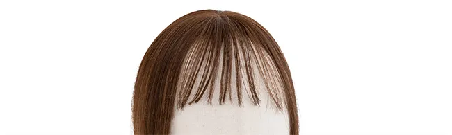 総手植え 人毛MIX 前髪付きトップヘアピース p182 商品詳細14