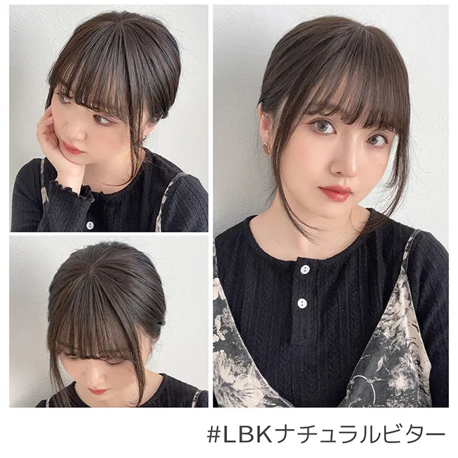 総手植え 人毛MIX 前髪付きトップヘアピース p182 商品詳細5