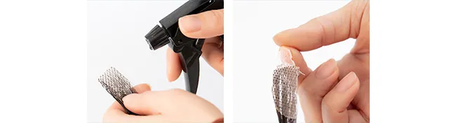 人毛100%もみあげウィッグ 装着用シール付き p200 商品詳細16