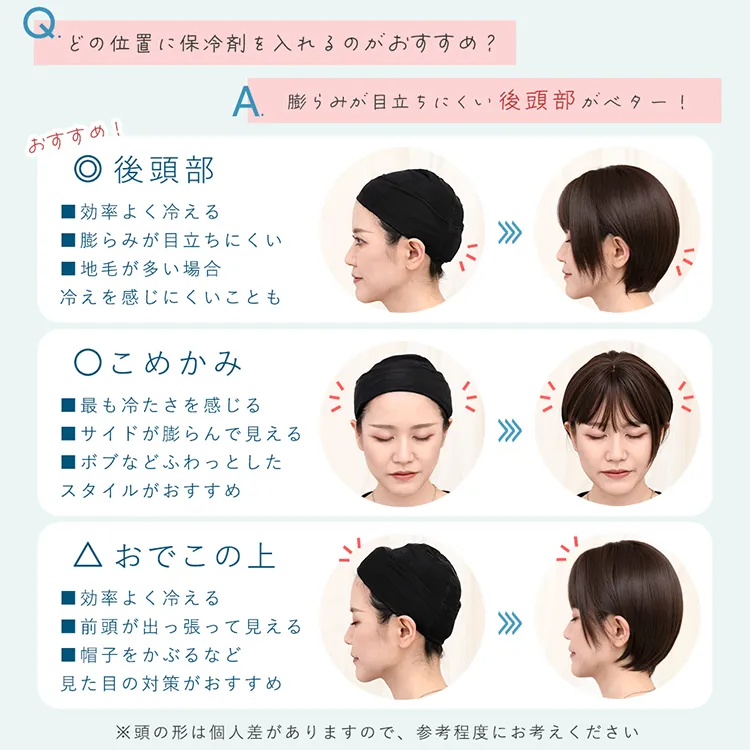 医療用ウィッグキャップ冷感 メイン10