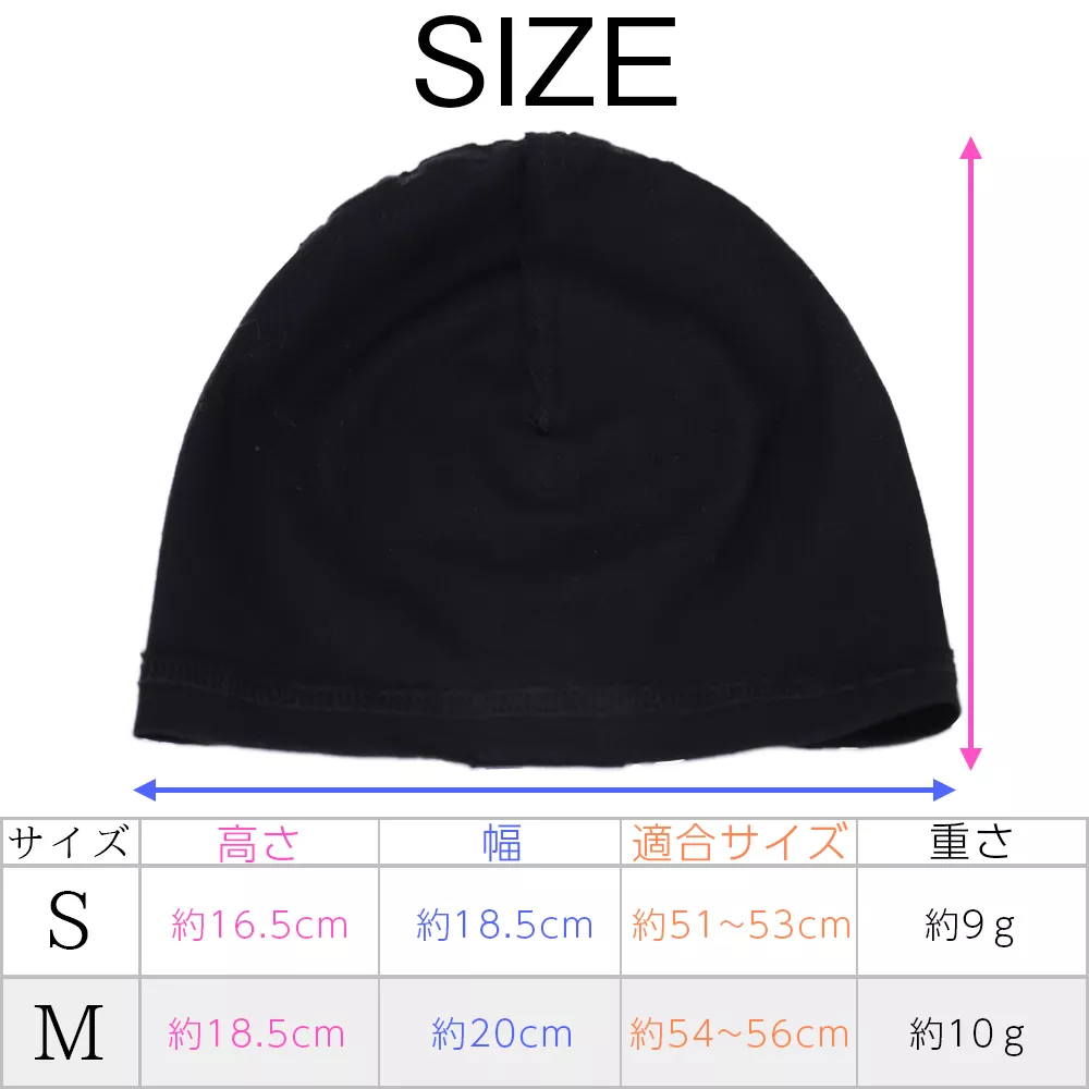 医療用インナーキャップ コットン メイン5